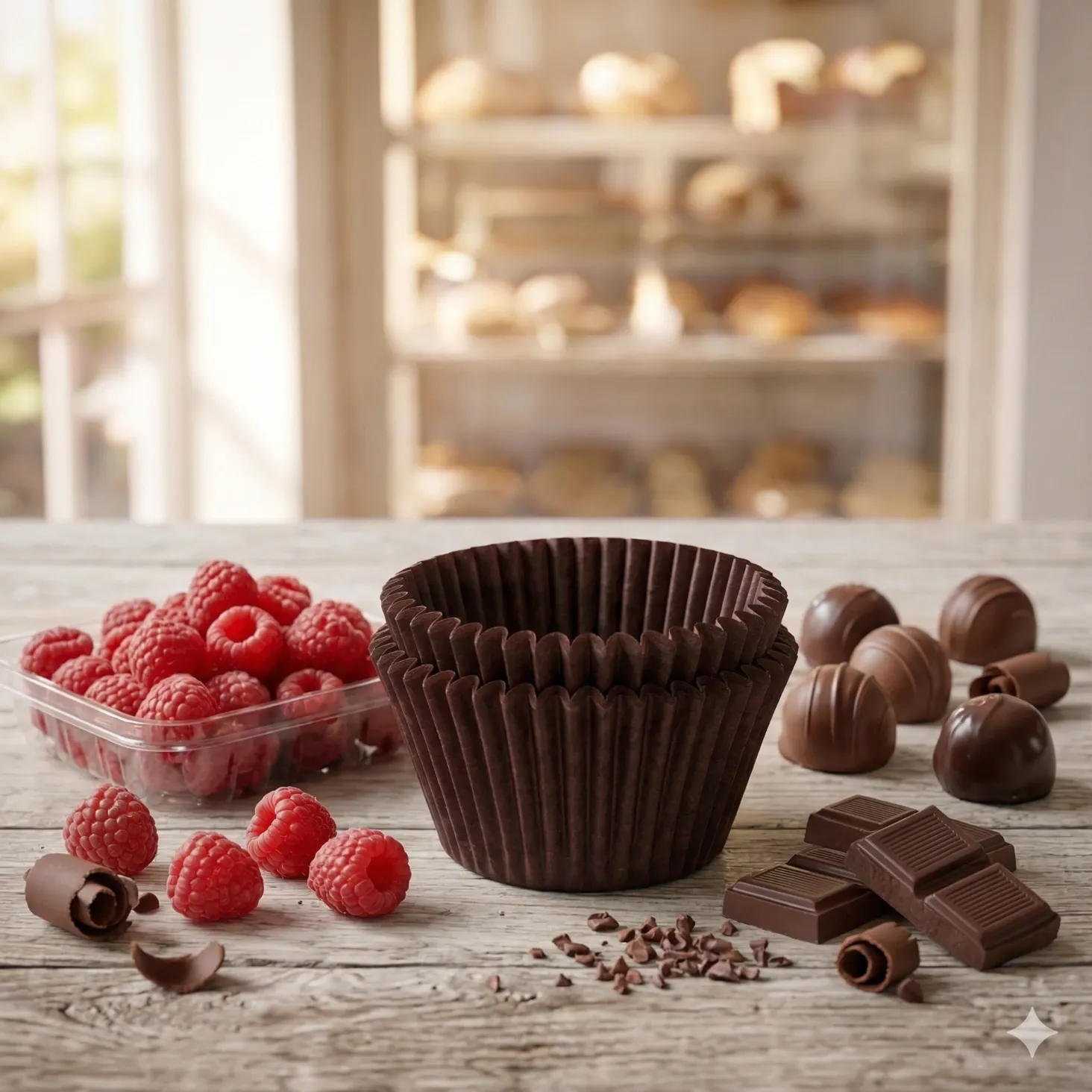 PAPER MUFFIN CUPS CHOCOLATE (1000 pcs.)